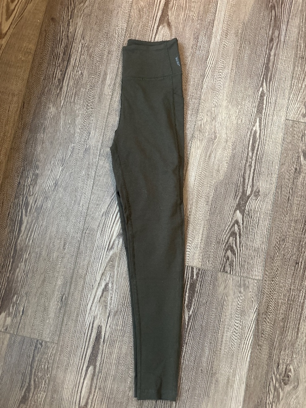 Boody leggings xs forest green, organic cotton